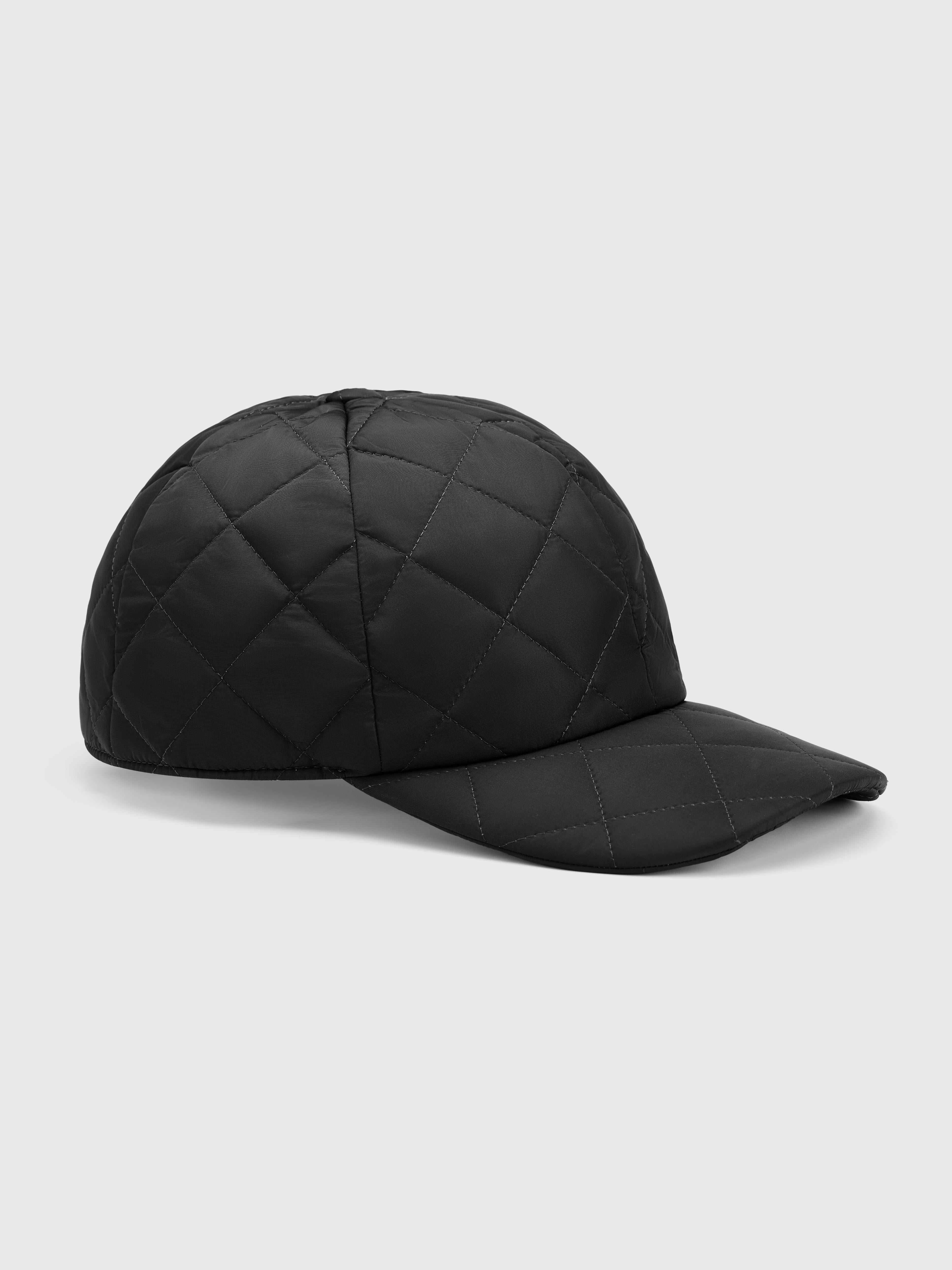 Black Quilted Loft Cap - Image 4