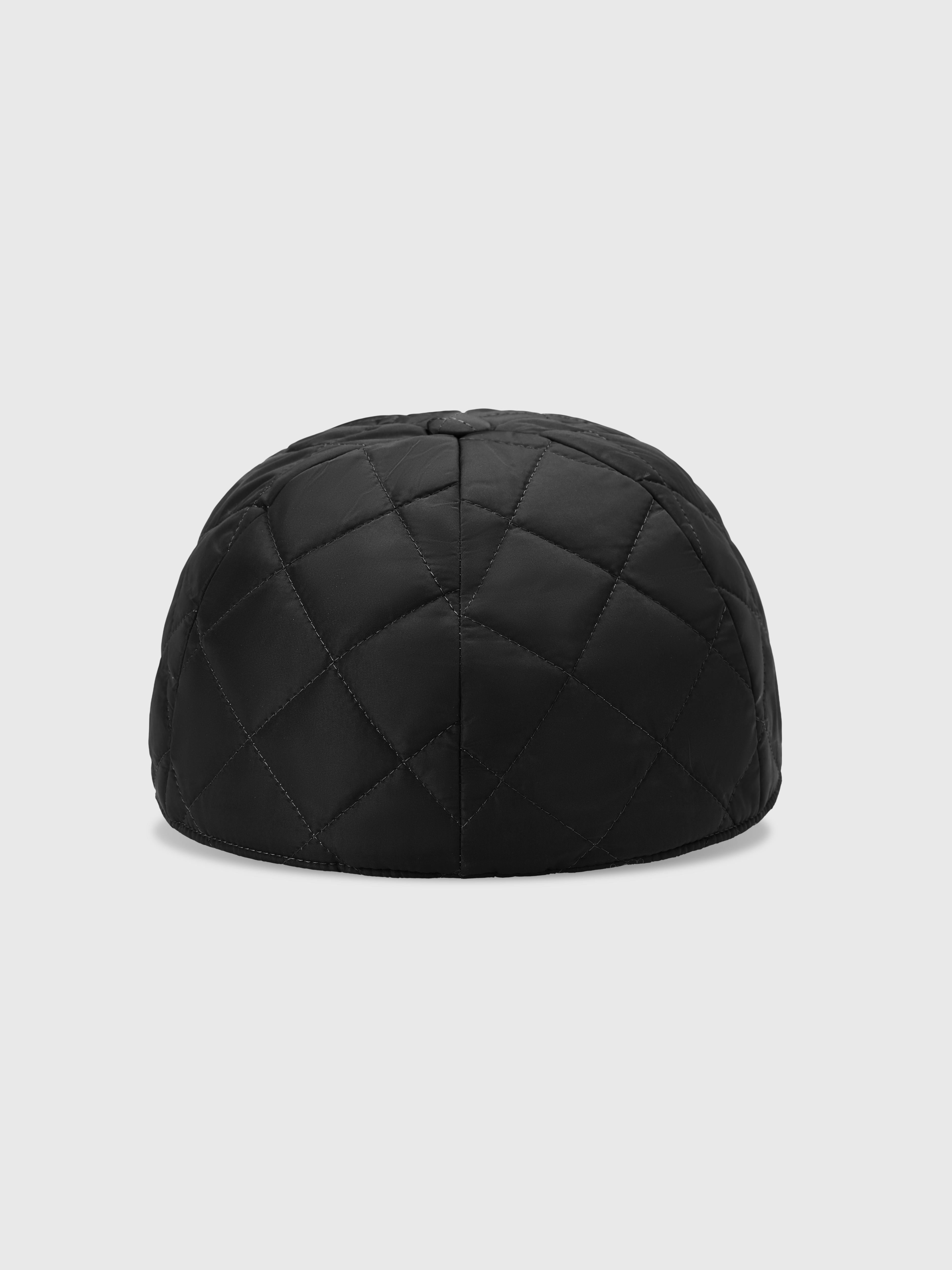 Black Quilted Loft Cap - Image 5