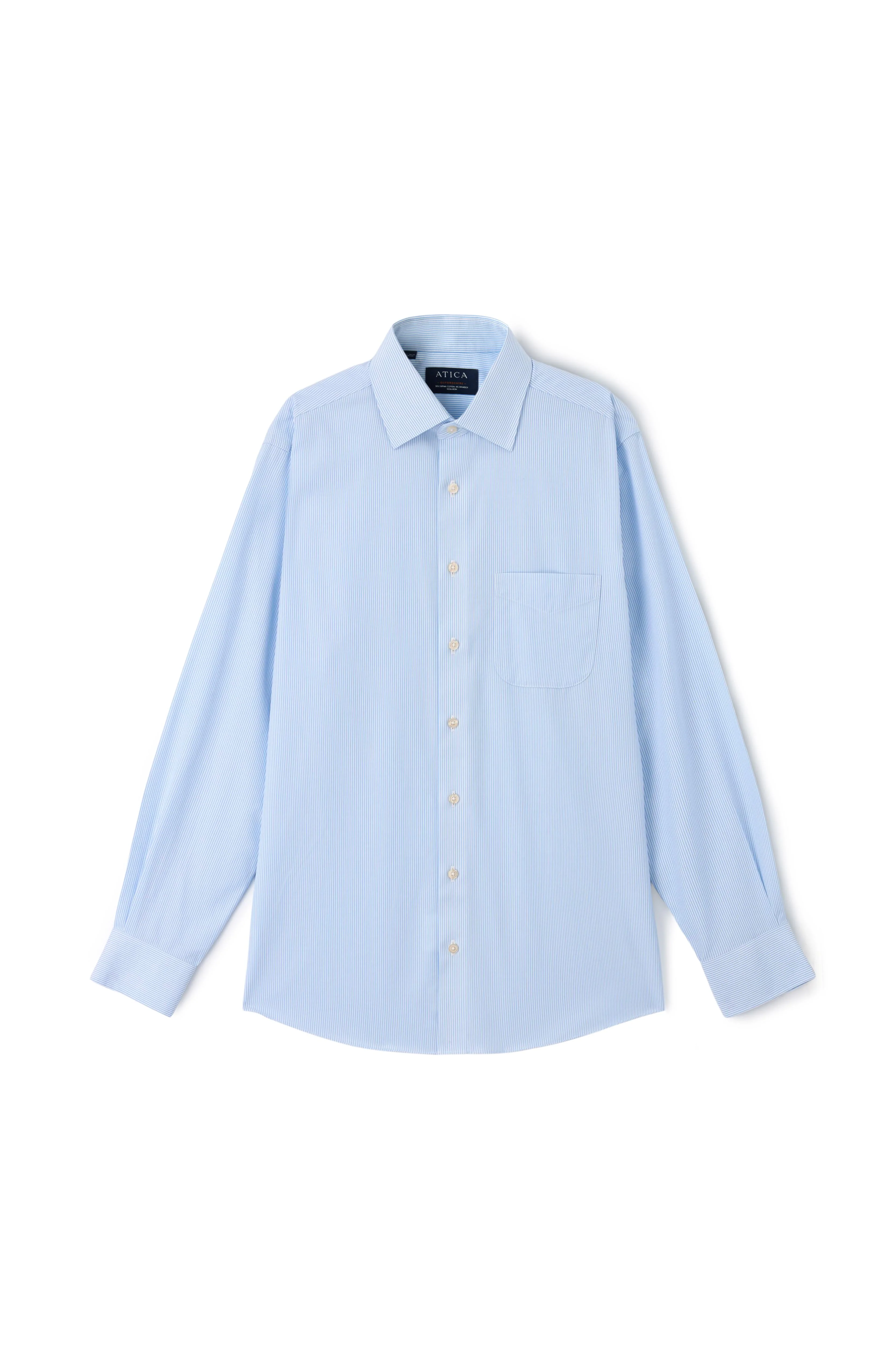 Oxfordshire Light Blue Stripes Shirt - Image 7