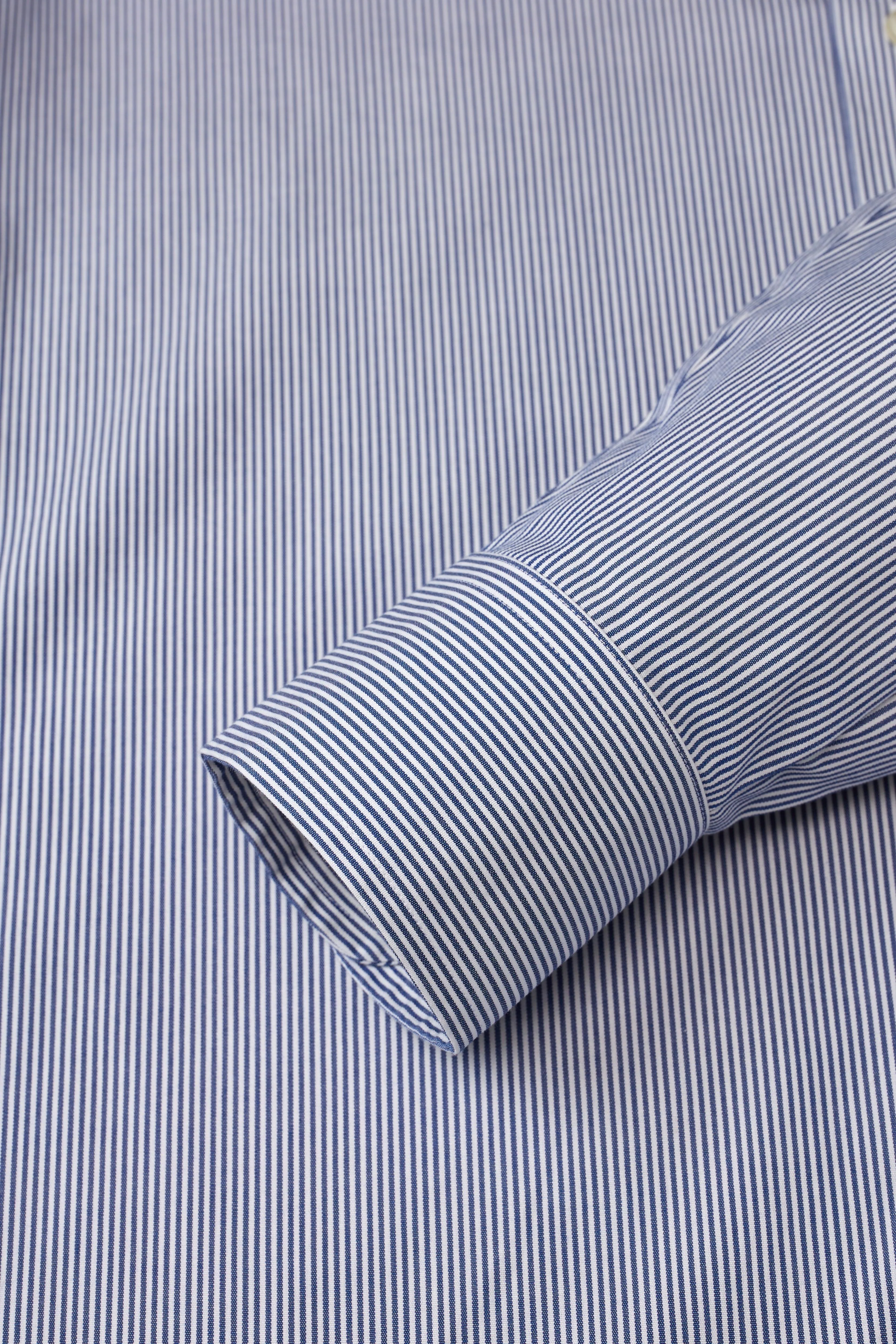 Oxfordshire Navy Stripes Shirt - Image 4