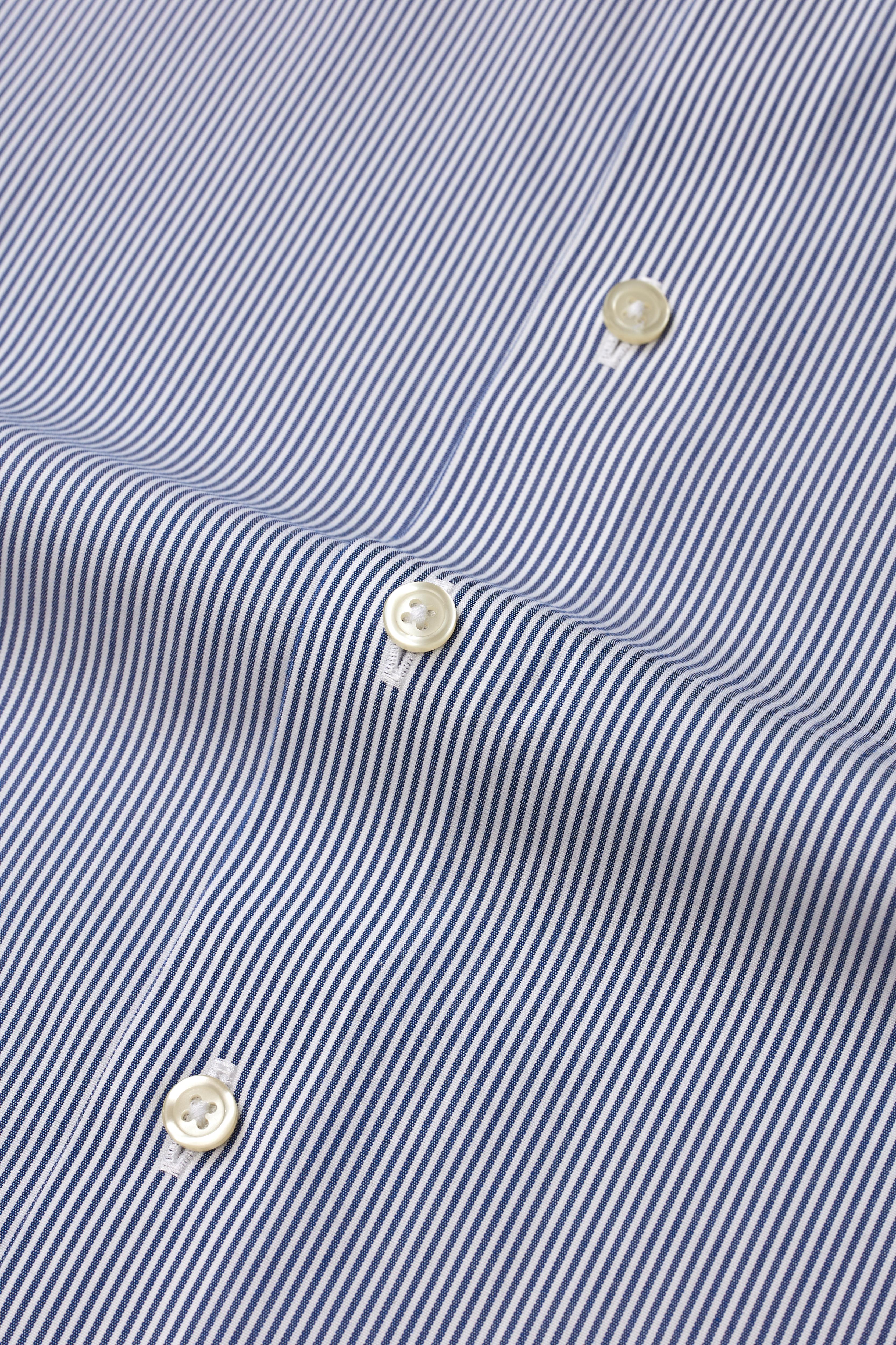 Oxfordshire Navy Stripes Shirt - Image 5