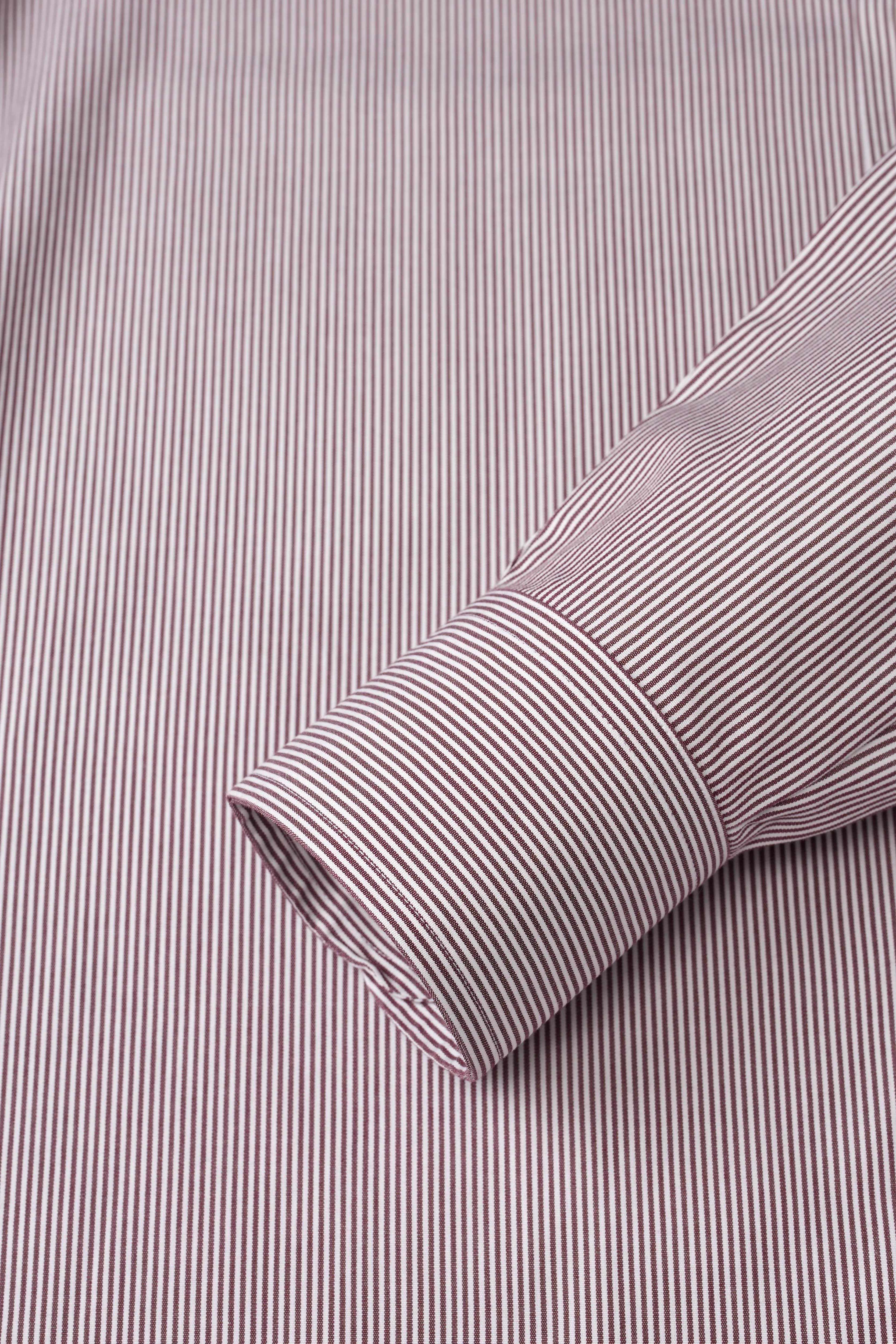 Oxfordshire Wine Stripes Shirt - Image 4