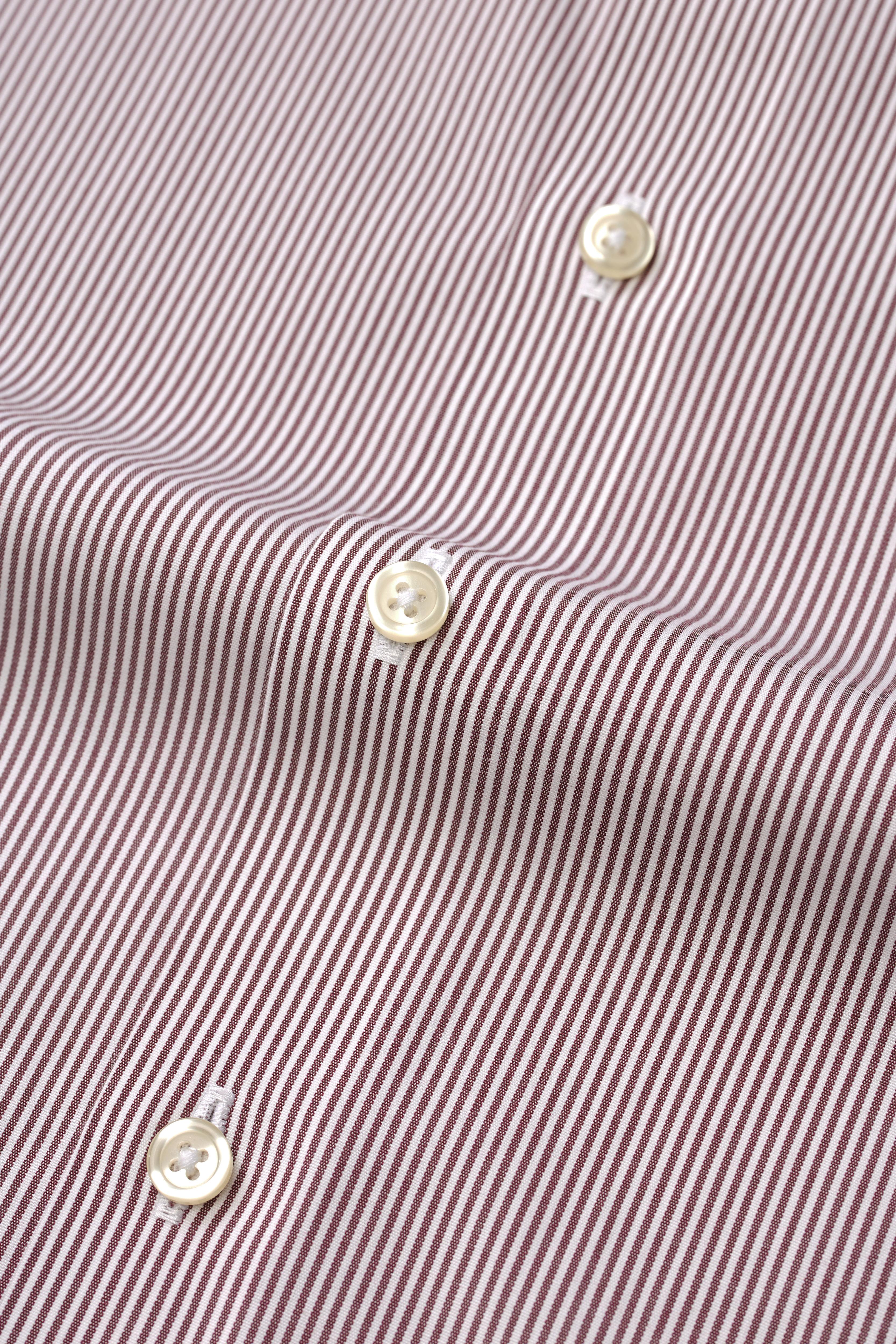 Oxfordshire Wine Stripes Shirt - Image 5