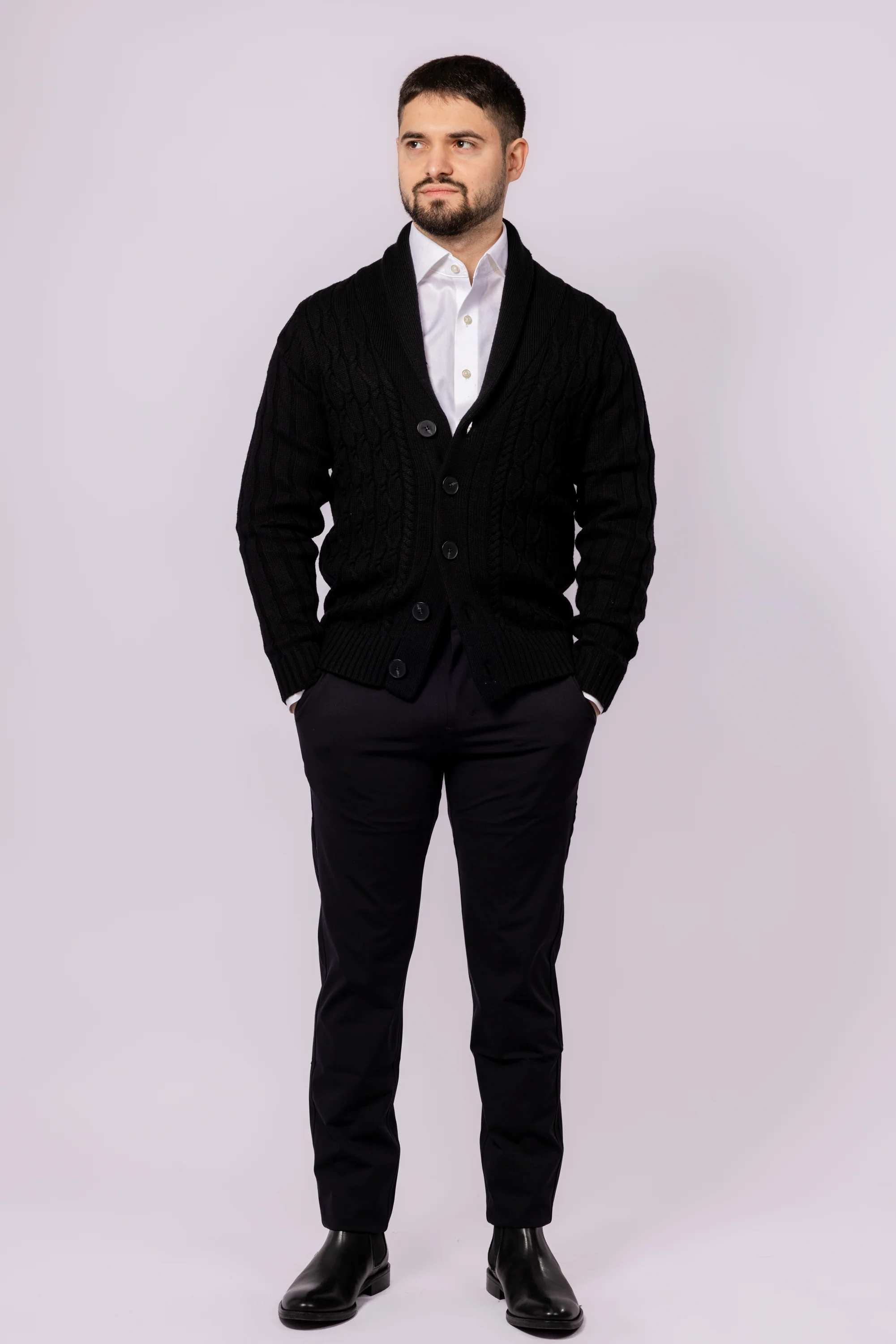 Cable Knit Cardigan - Image 3