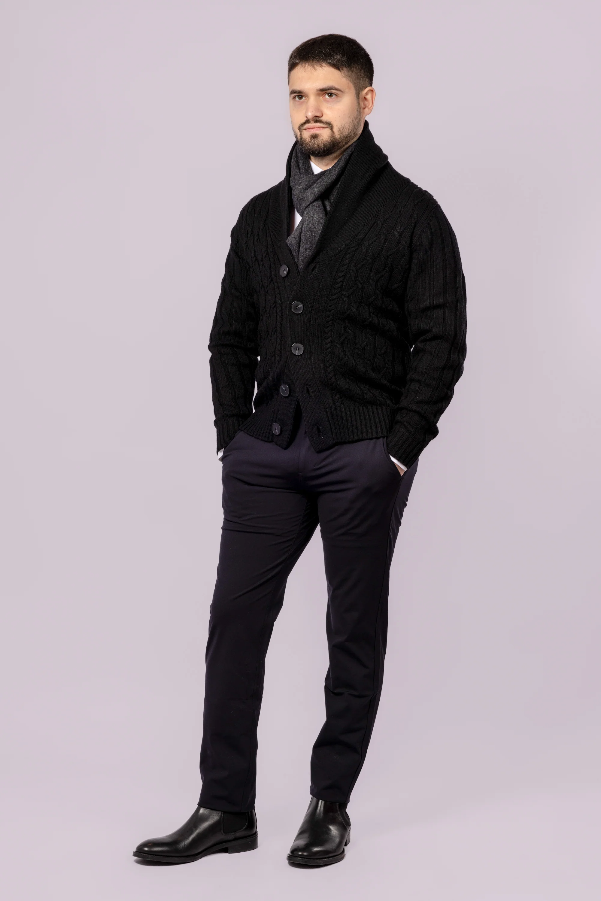 Cable Knit Cardigan - Image 4