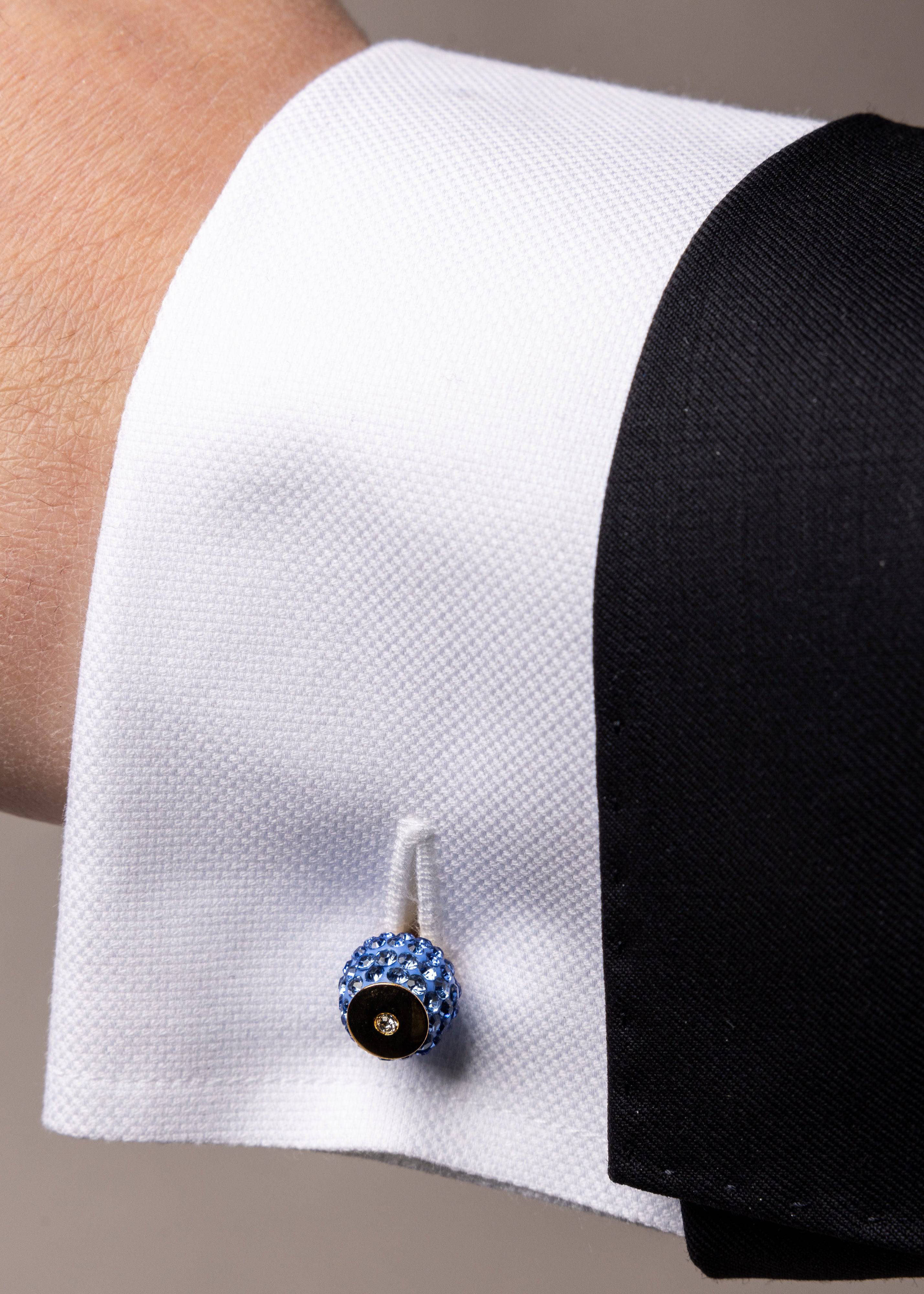 Crystal Knob Cufflinks - Image 8