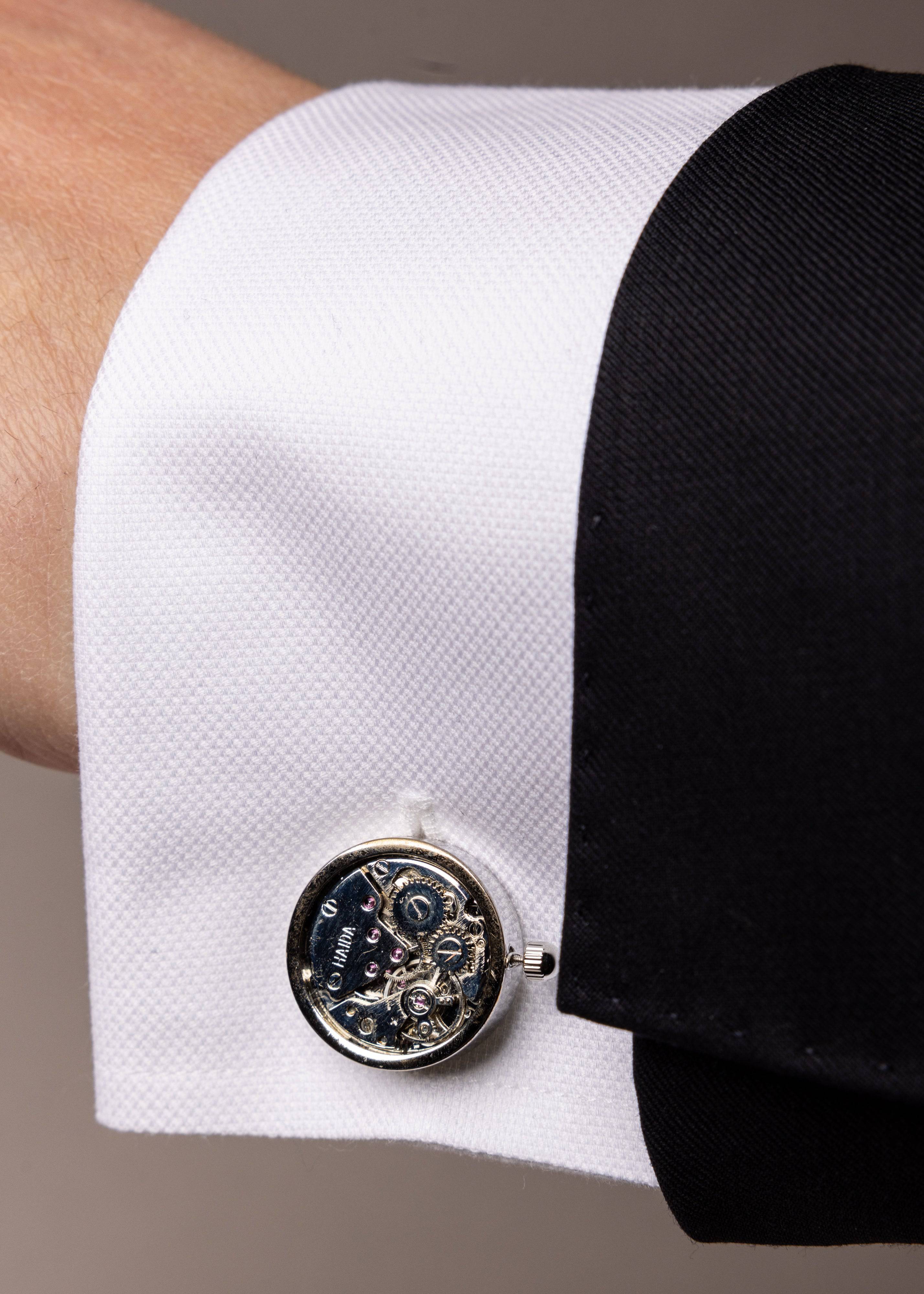 Mechanical Watch Cufflinks - Image 4