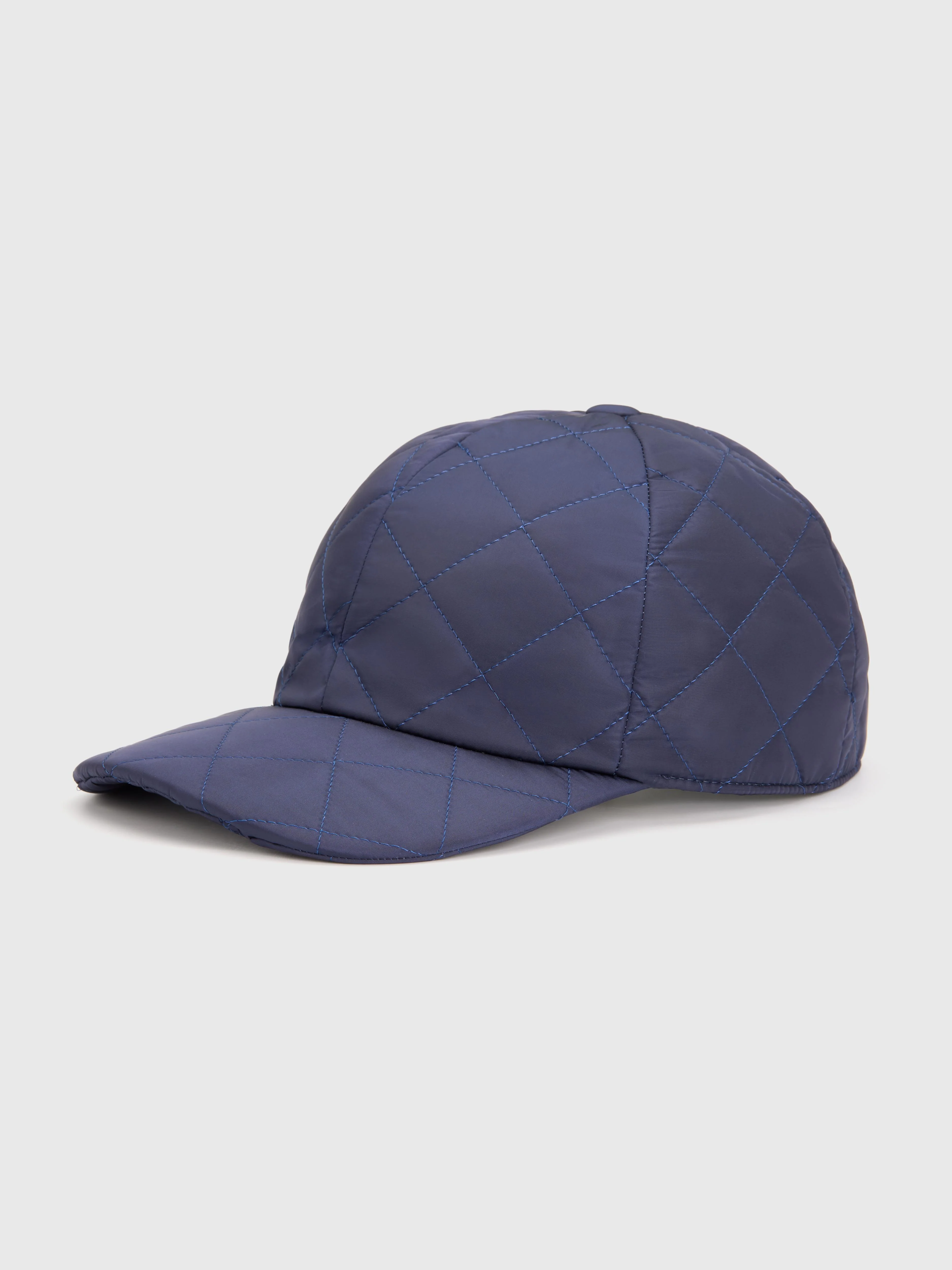 Navy Quilted Loft Cap - Image 4