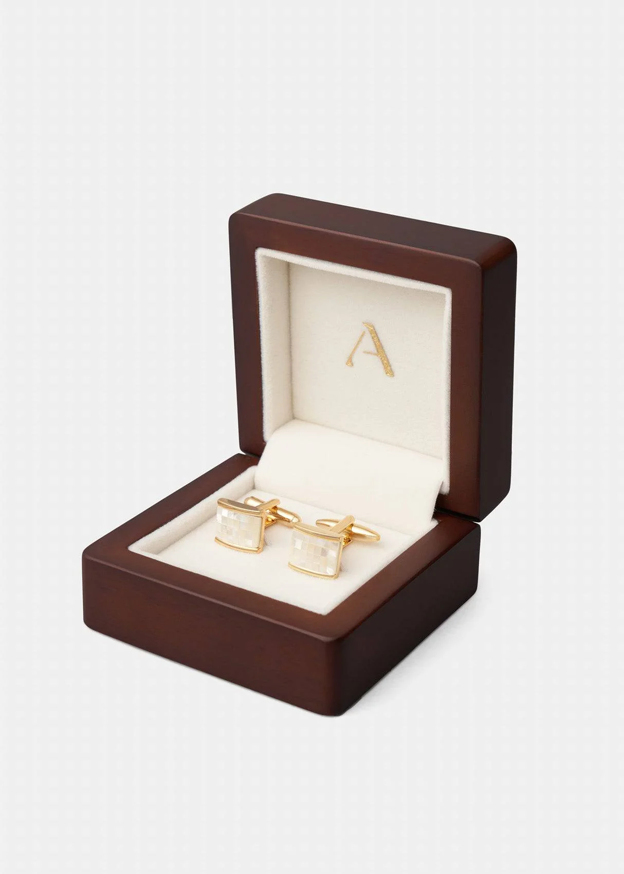 Rectangular Mother Of Pearl  Cufflinks - Image 3