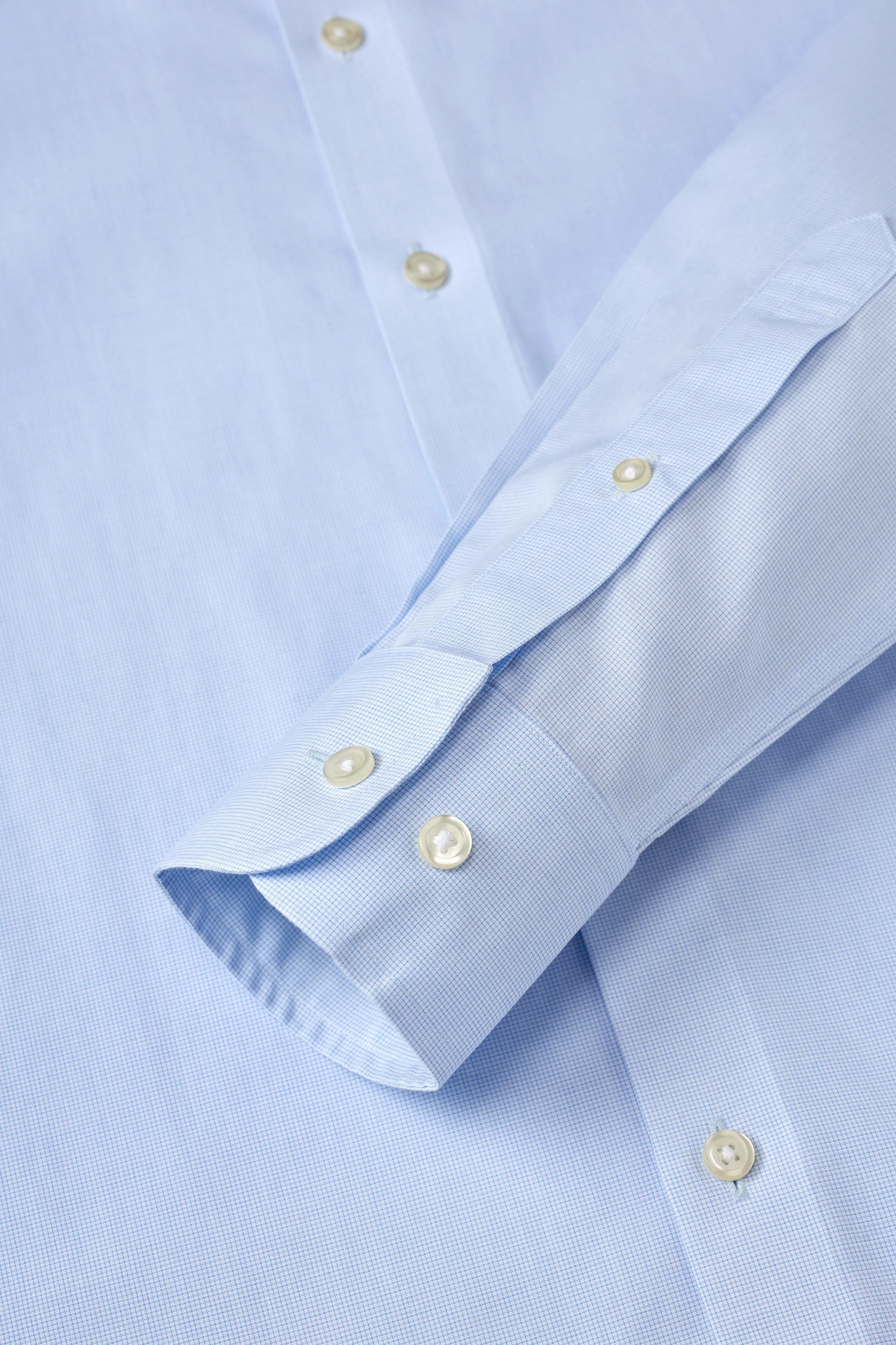 Riviera Light Blue Poplin Shirt - Image 3