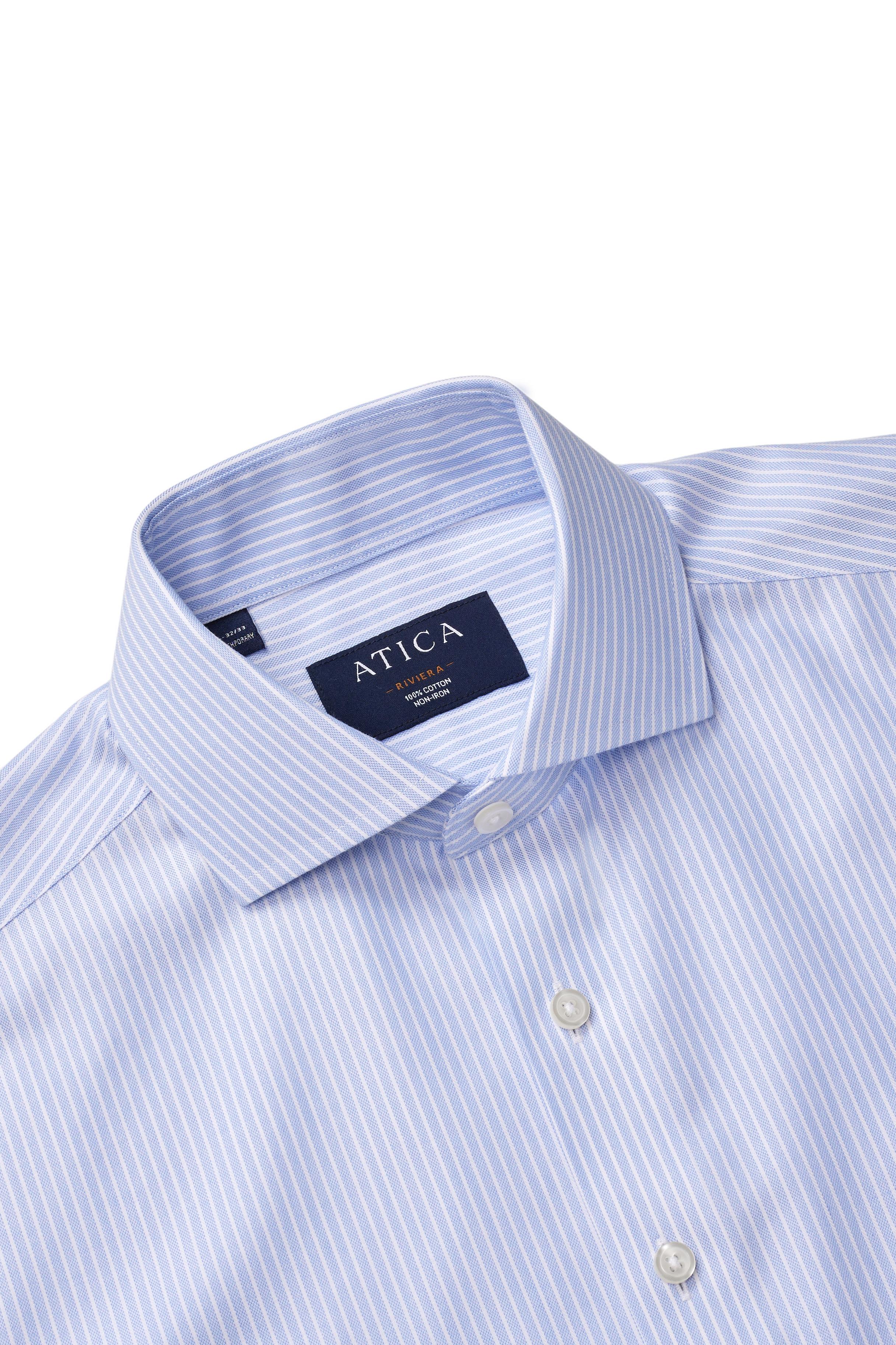 Riviera White Stripe Shirt - Image 3
