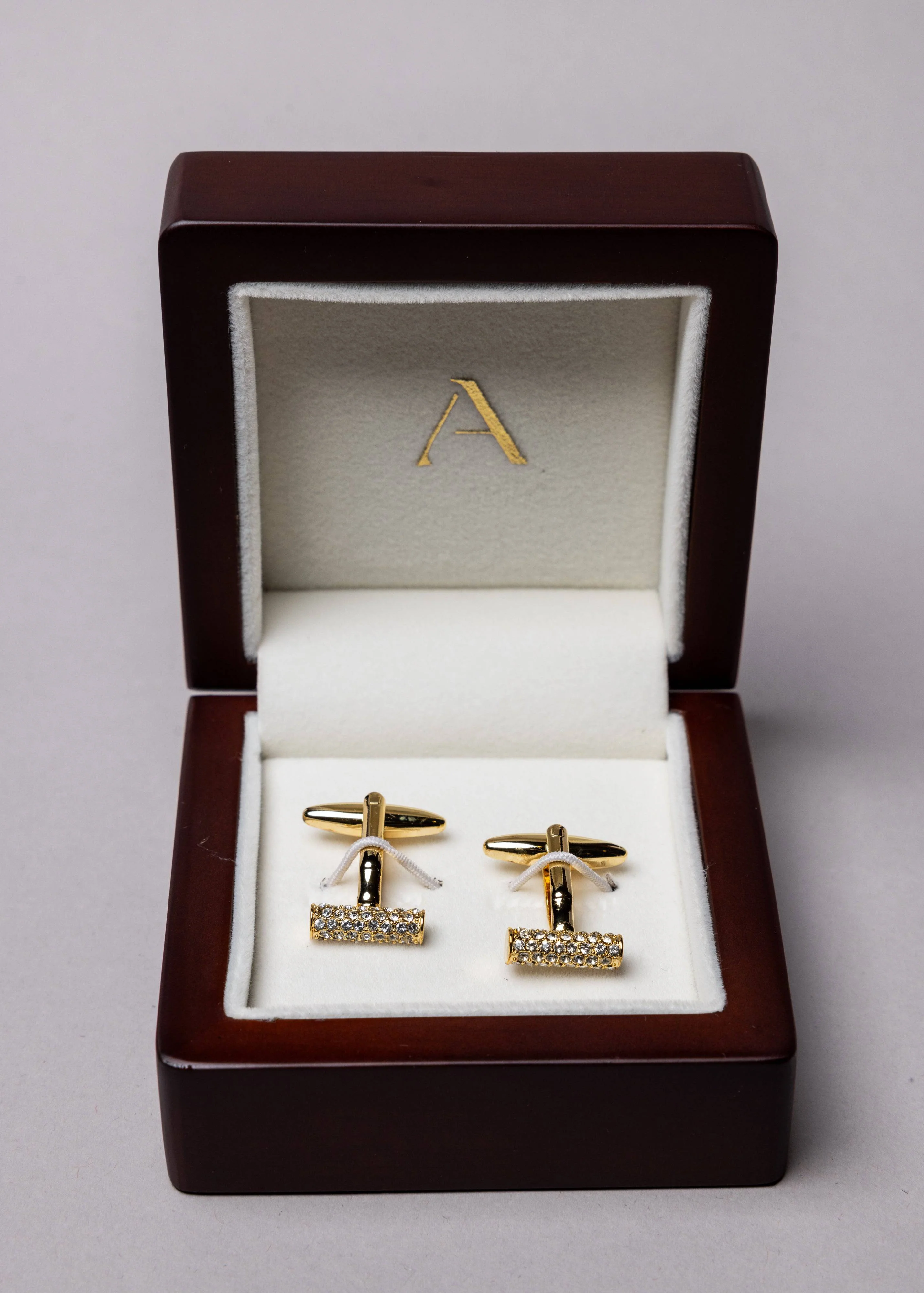 Swarovski Diamond Bar Cufflinks - Image 5