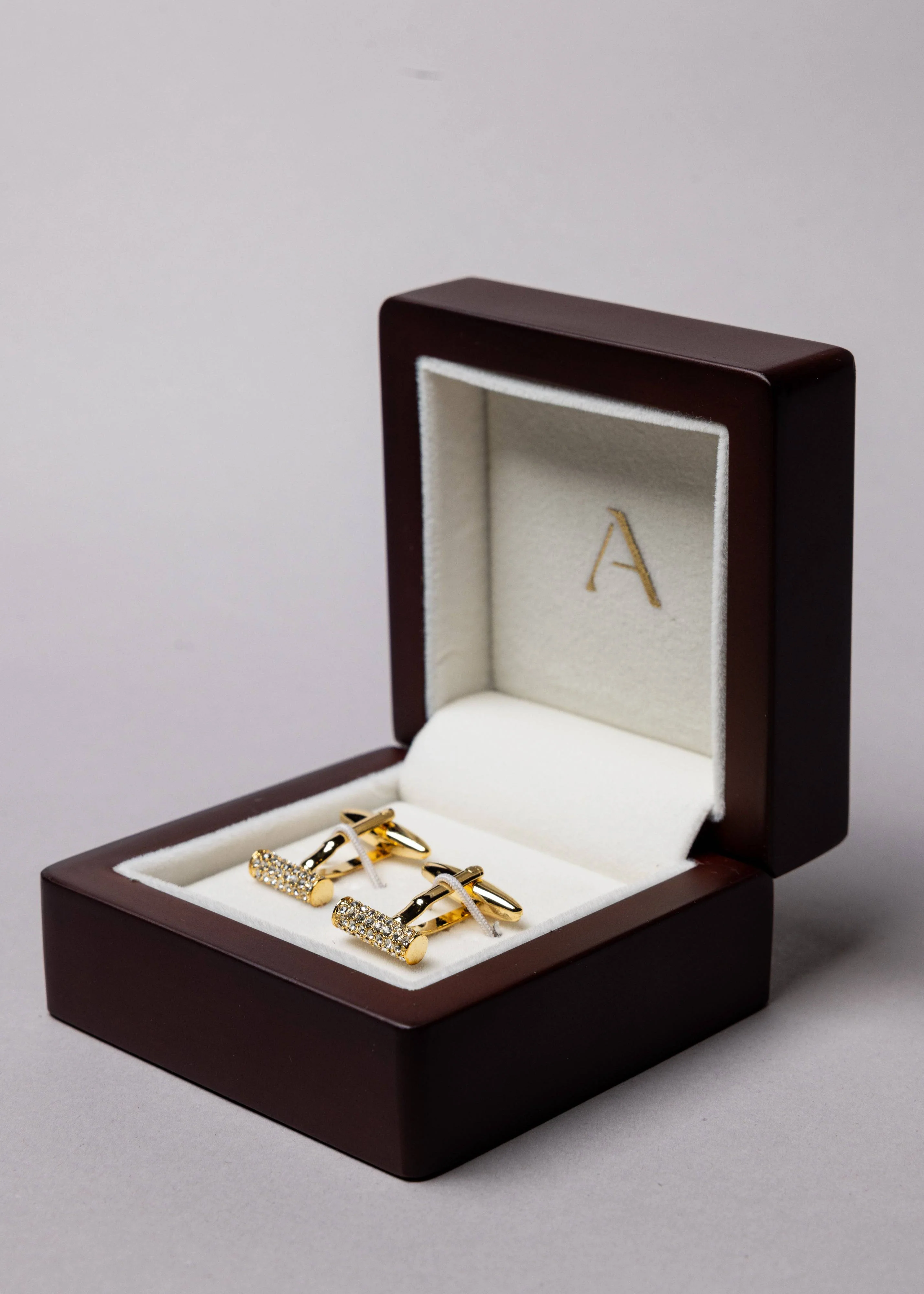 Swarovski Diamond Bar Cufflinks - Image 6