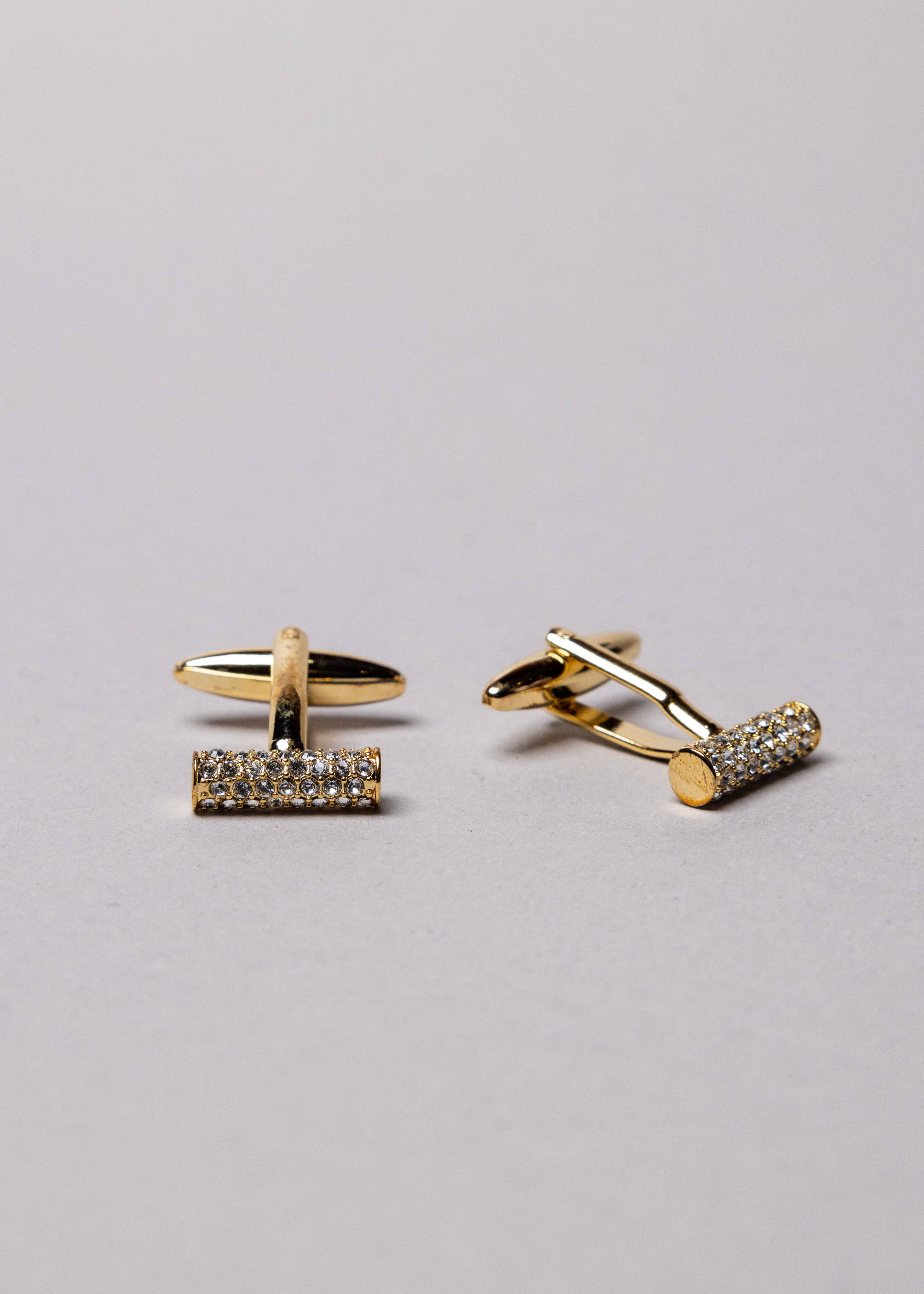 Swarovski Diamond Bar Cufflinks - Image 7