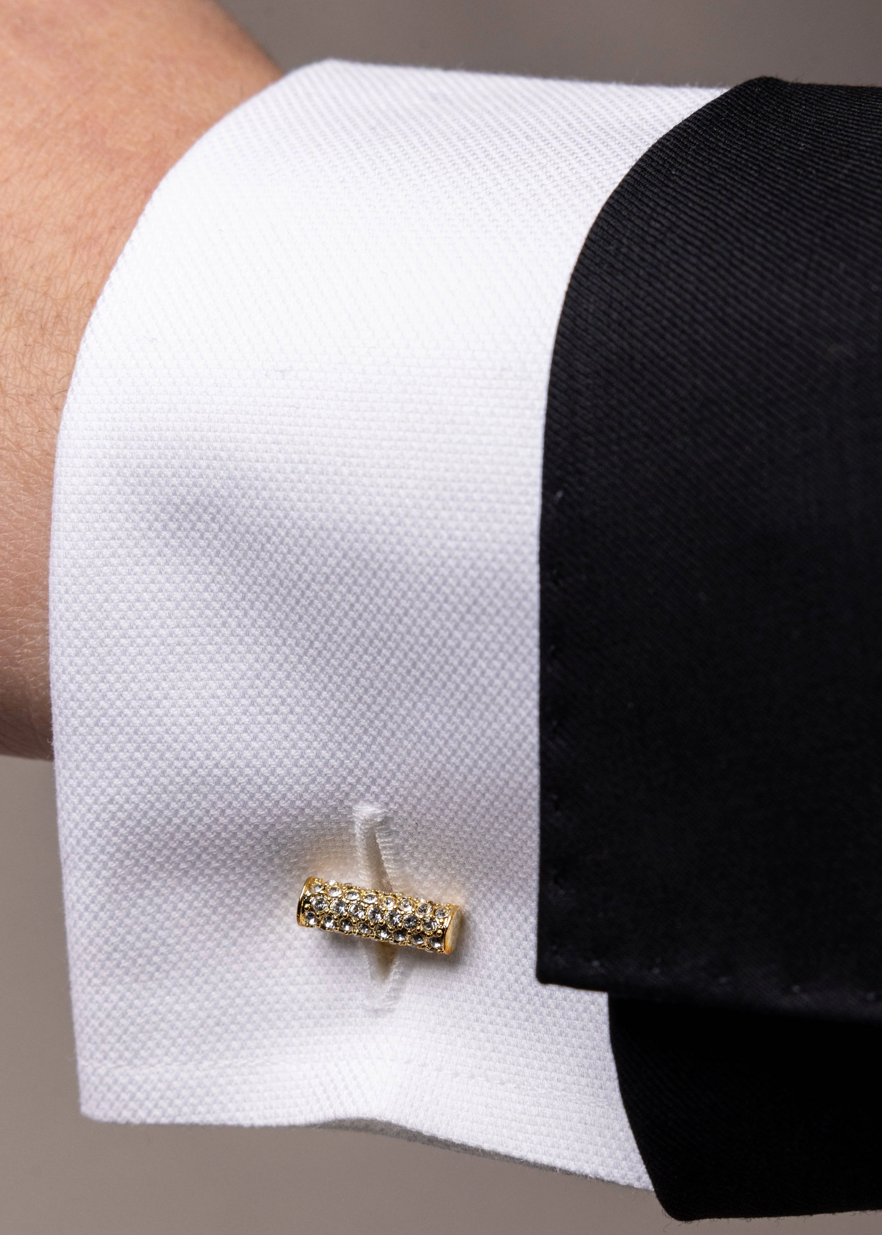 Swarovski Diamond Bar Cufflinks - Image 8