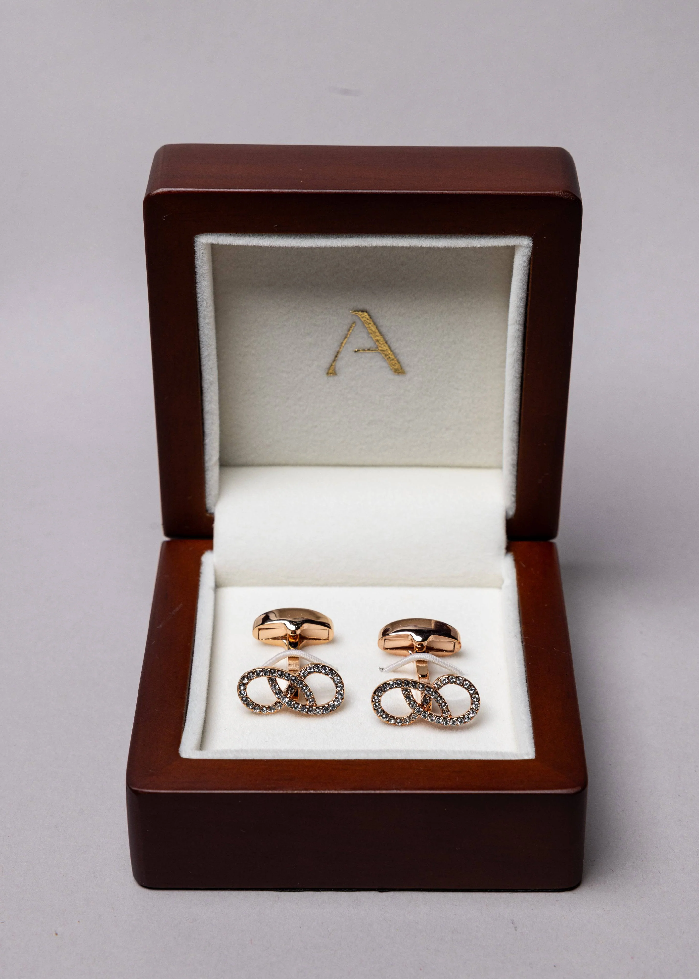 Swarovski Infinity Shaped Cufflinks - Image 5