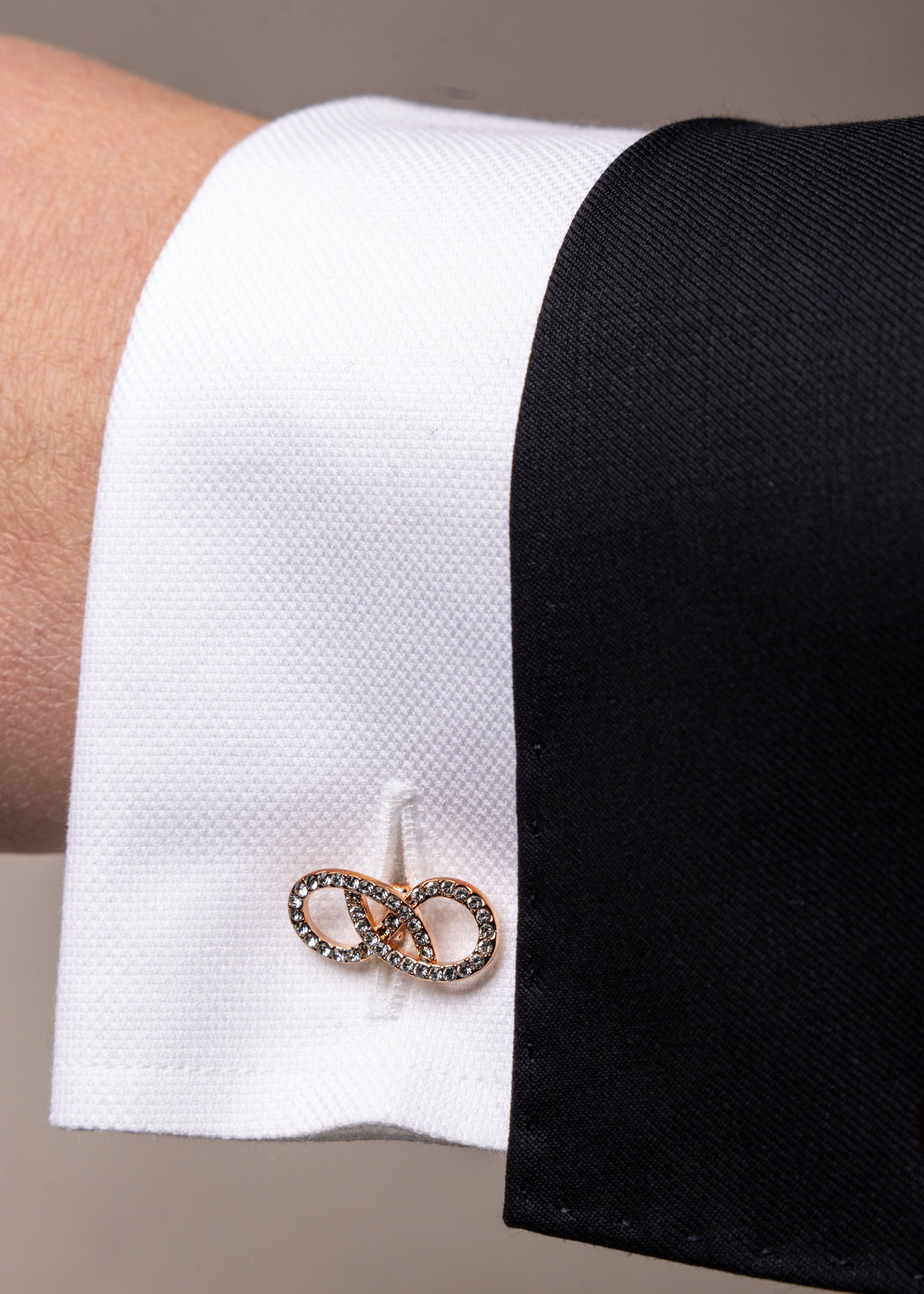 Swarovski Infinity Shaped Cufflinks - Image 8