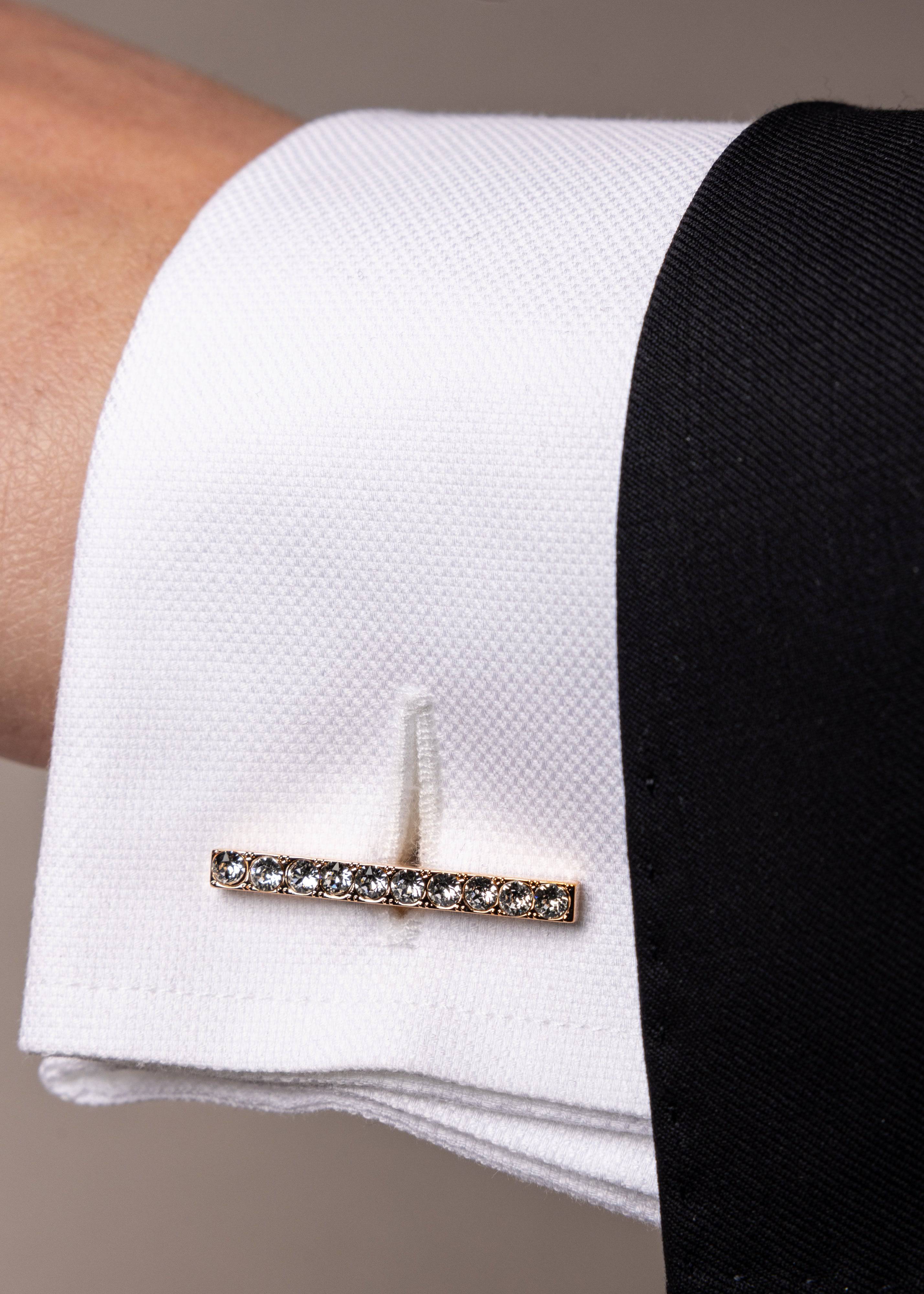 Swarovski Shimmer Bar Cufflinks - Image 12