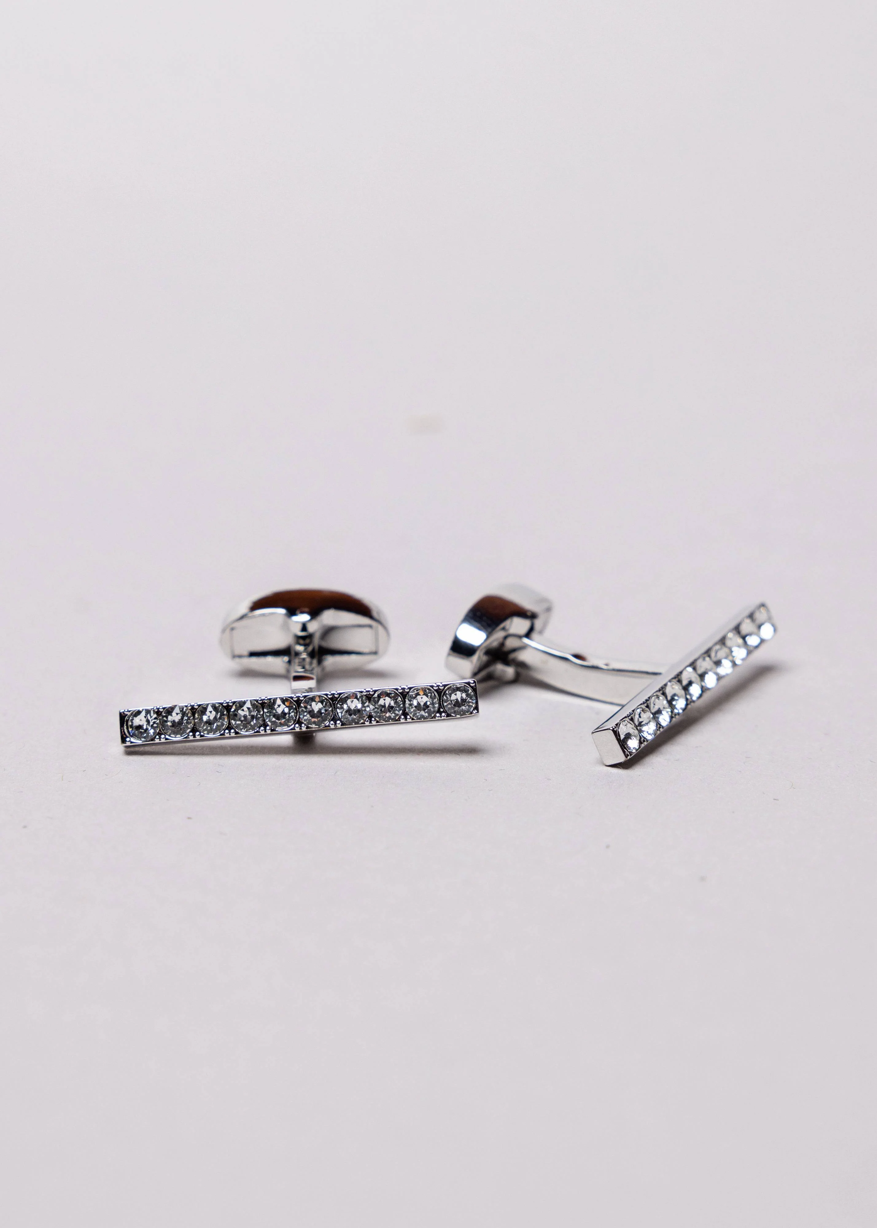 Swarovski Shimmer Bar Cufflinks - Image 3