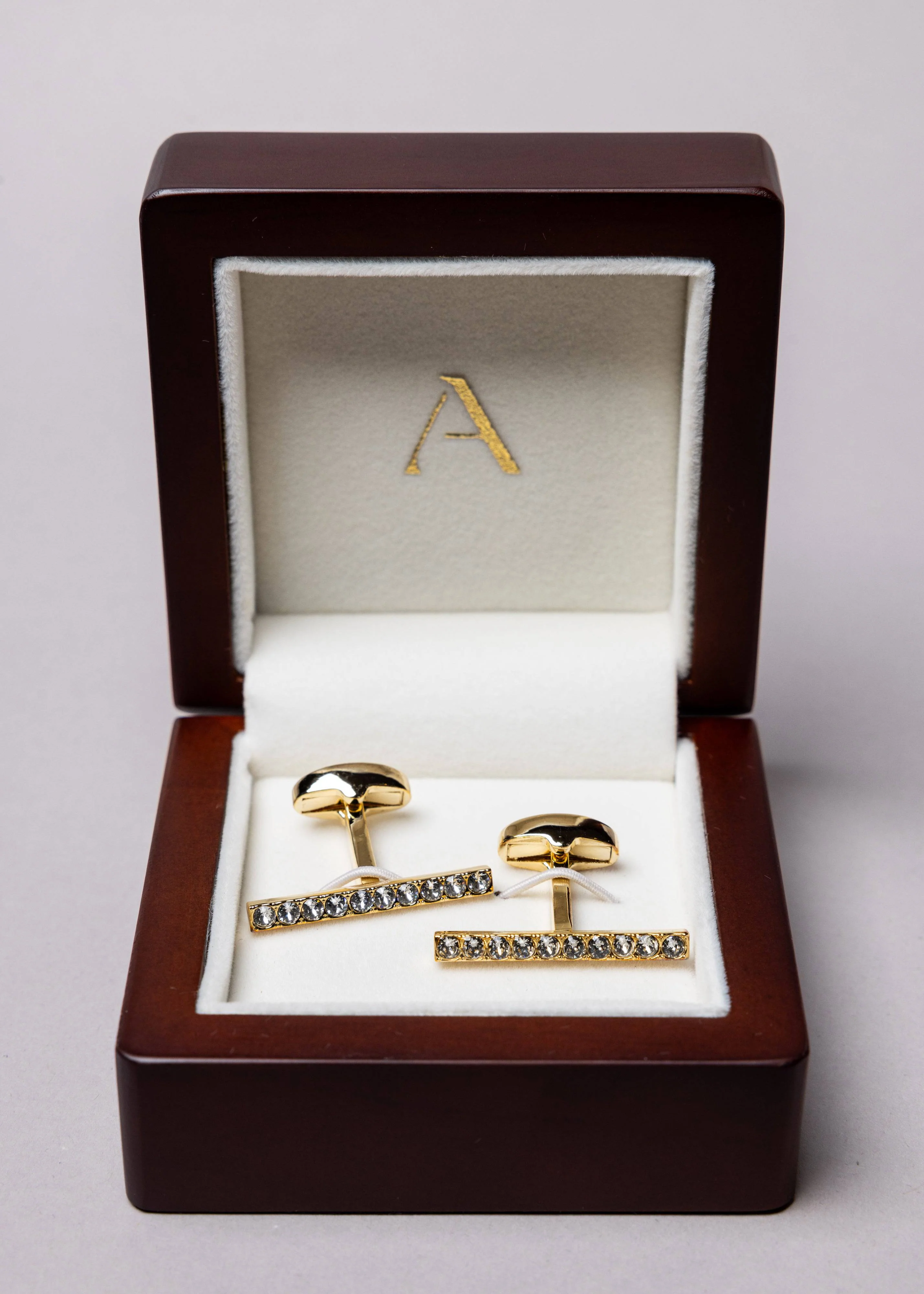 Swarovski Shimmer Bar Cufflinks - Image 5
