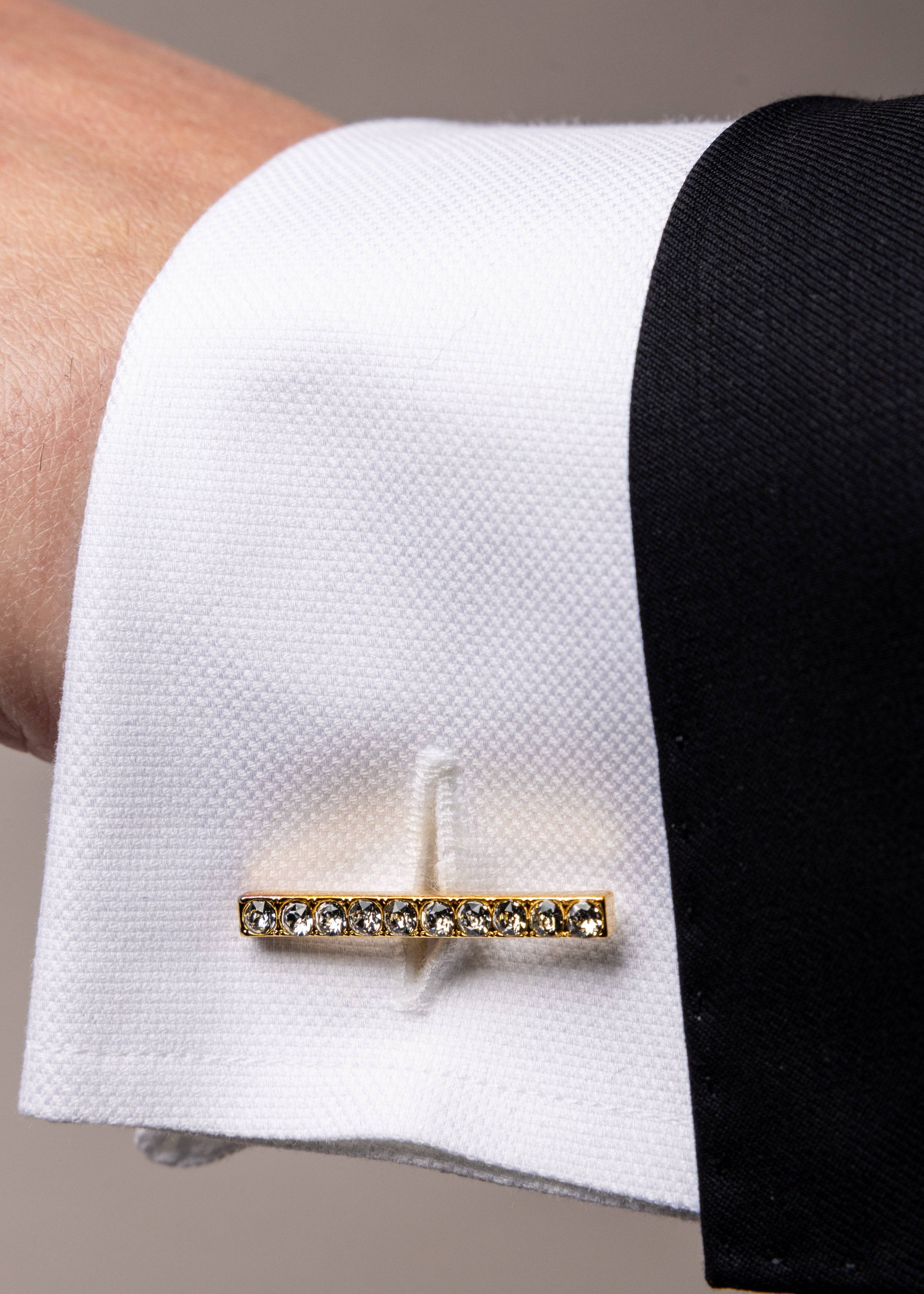 Swarovski Shimmer Bar Cufflinks - Image 8