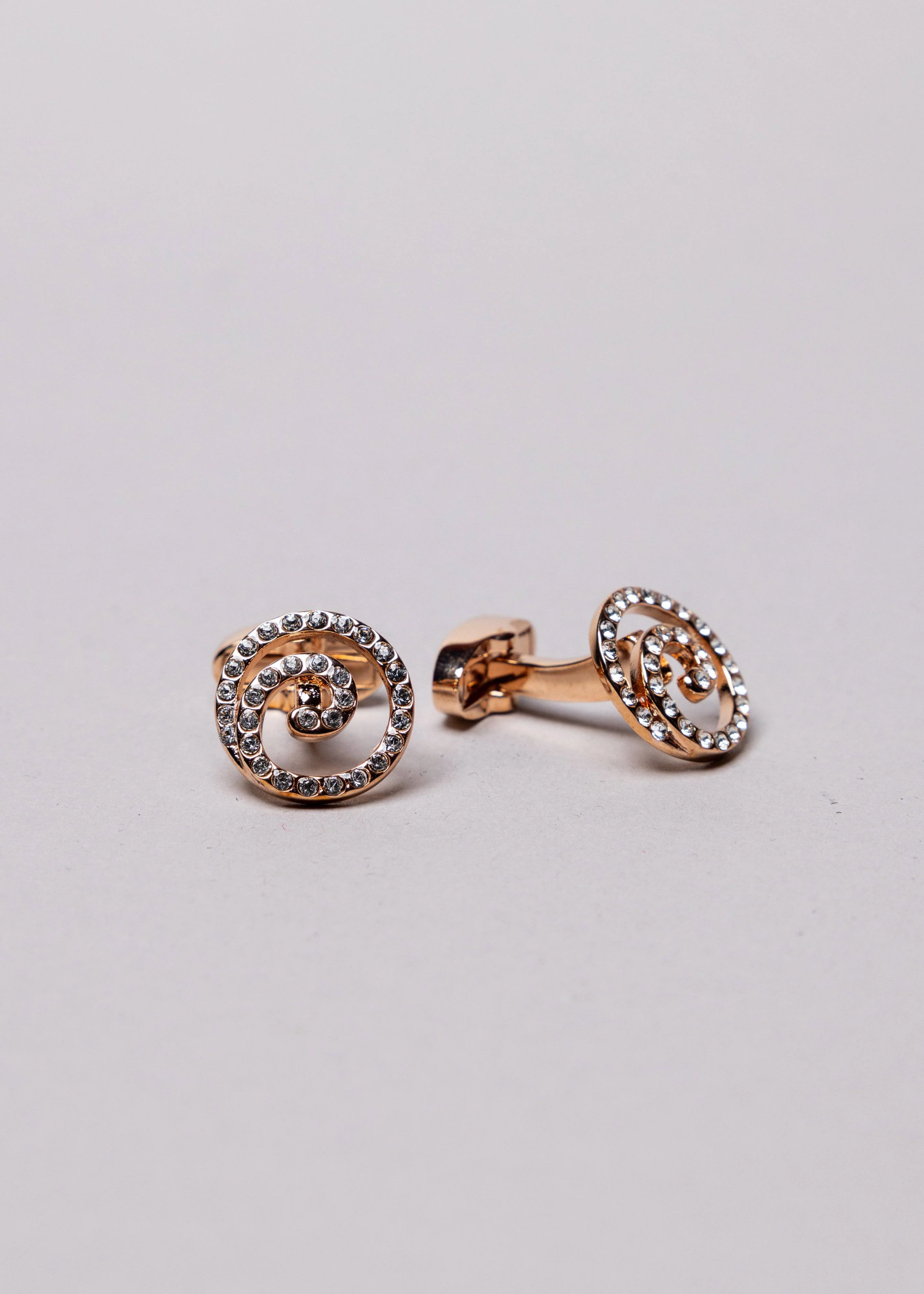 Swarovski Spiral Stud Cufflinks - Image 7