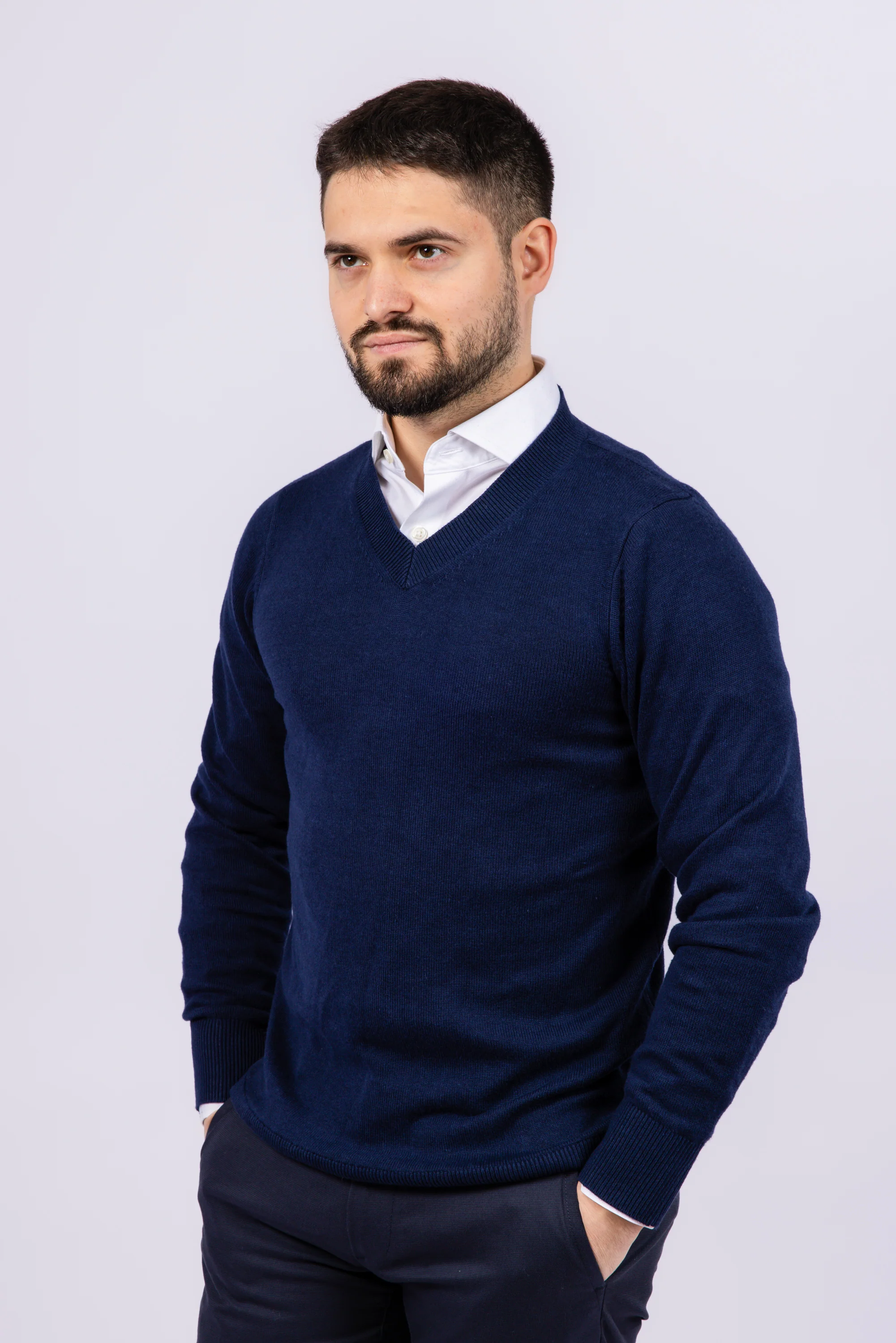 V Neck Pullover Sweater - Image 5